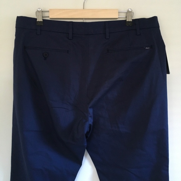 Polo Ralph Lauren US Open Chino Golf Pants Mens 36x 29.5 Navy Blue Wicking $148 - Picture 6 of 15